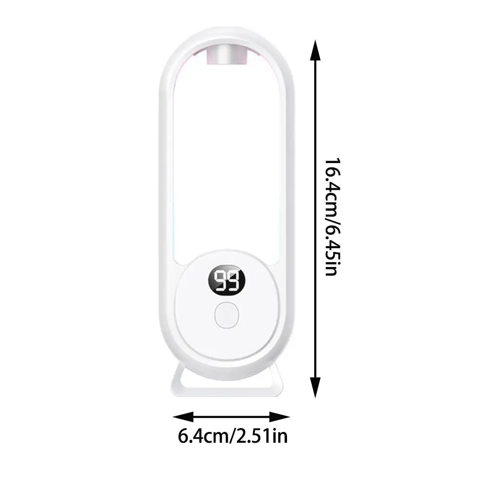 Automatic Fragrance Diffuser, USB Powered Essential Oil Diffuser with Spraying & Light, Home Fragrance for Living Room, Bedroom