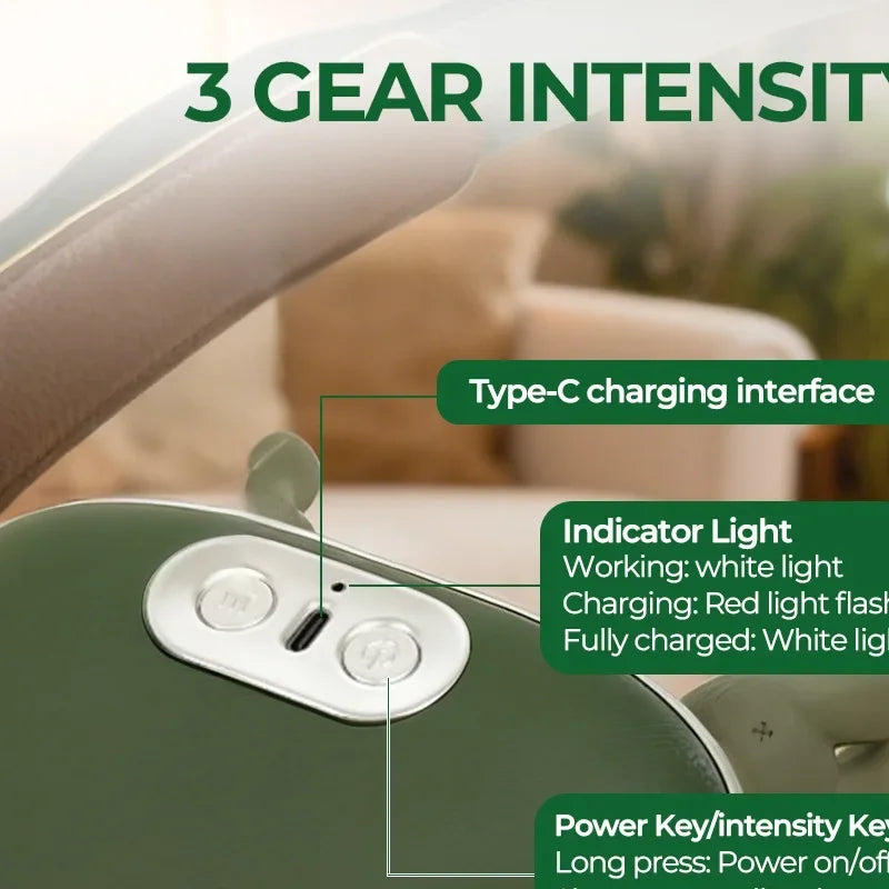 4D kneading and simulated hand massage, multi-functional massage device, portable electric massage instrument