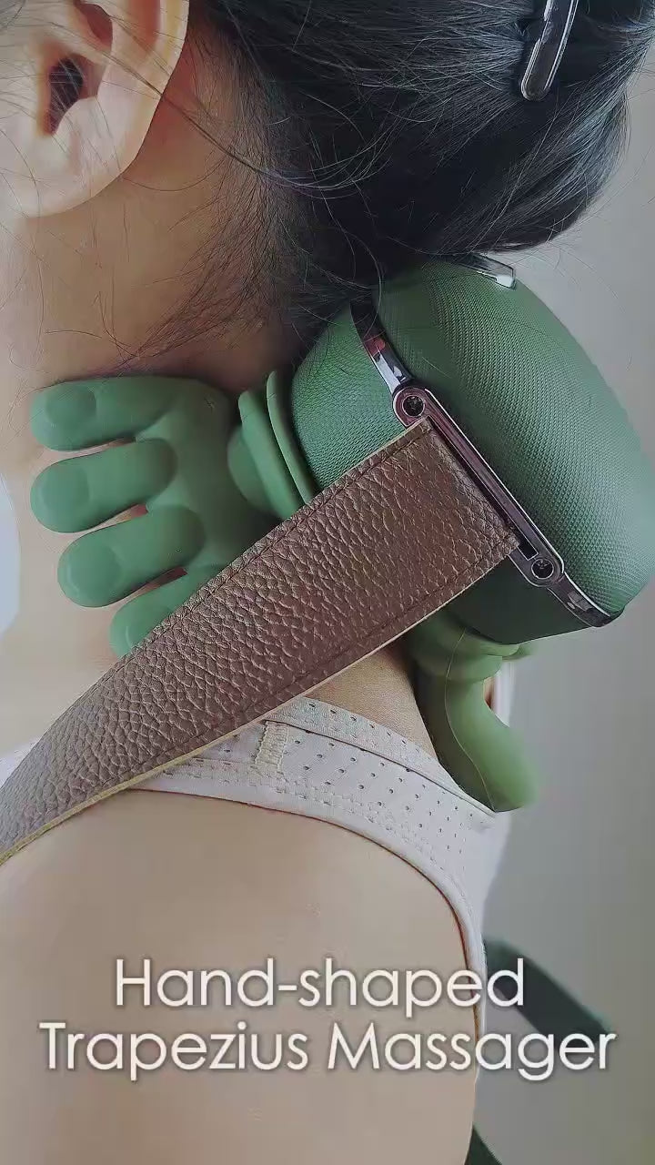 4D Bionic Finger Neck Shoulder Massager Wireless Neck Cervical Trapezius Kneading Massage Shawl Brushless Motor Neck masajeador